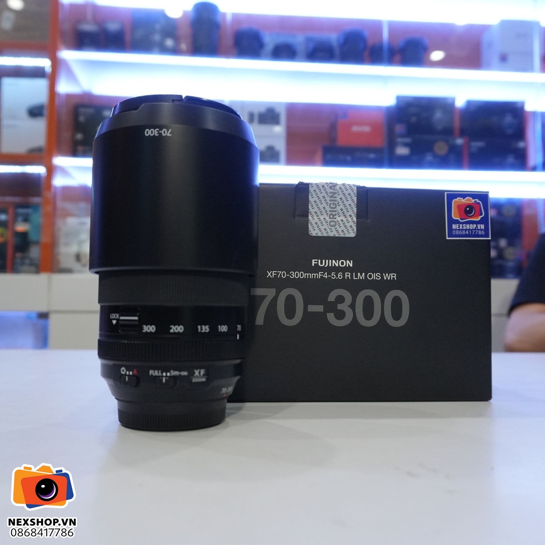 Ống kính Fujinon XF70-300mm F4.0-F5.6 R LM OIS WR Chính hãng | Used