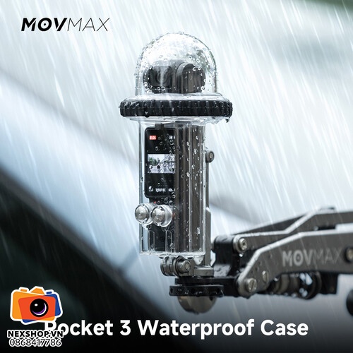 MOVMAX Waterproof Case for DJI Osmo Pocket 3 / 4 | Chính hãng - cấu hình hộp sạc