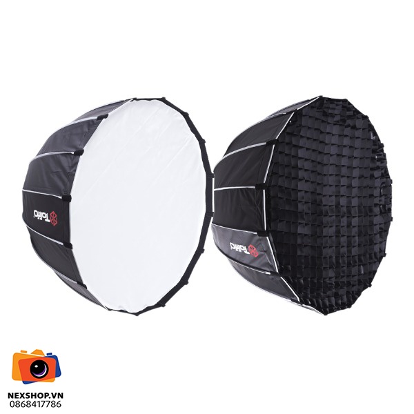 Softbox Tolifo Deep 90cm thao tác nhanh với lưới tổ ong