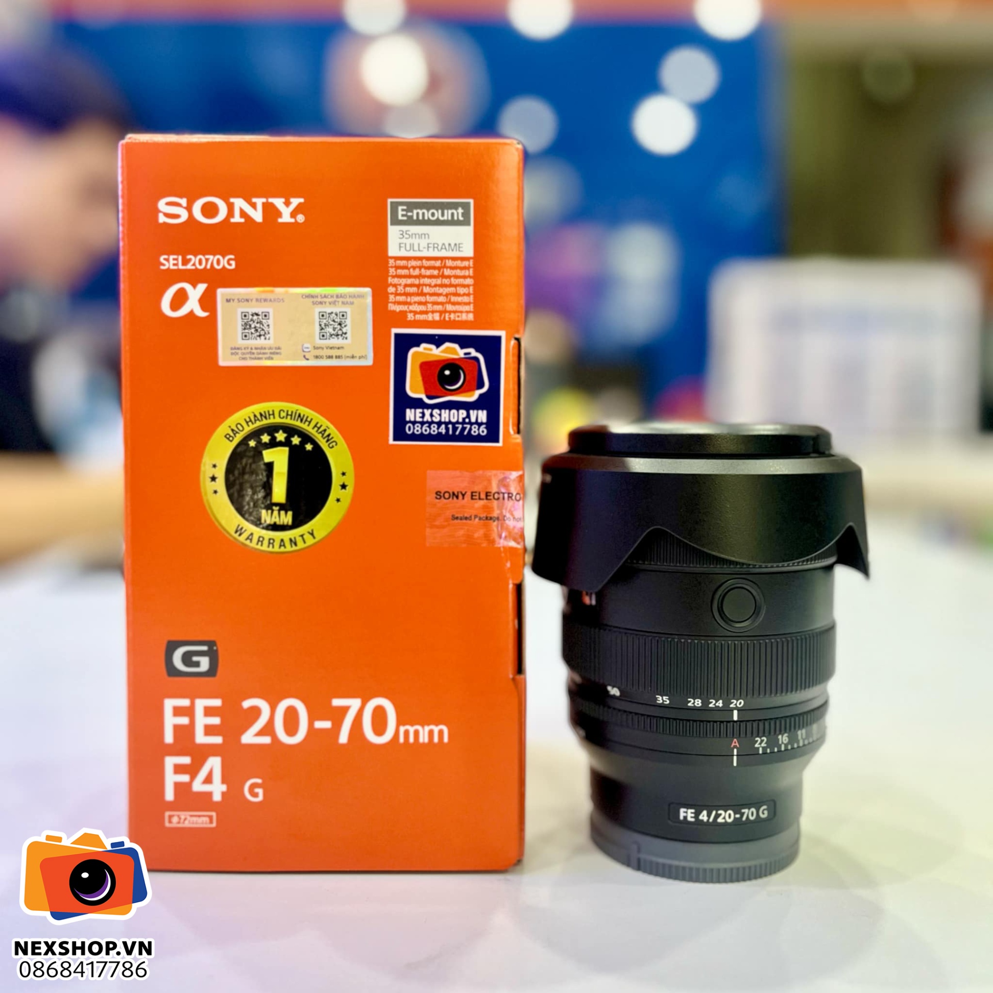 Ống kính Sony FE 20-70mm f/4 G Lens | Chính hãng | Likenew