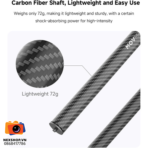 MOVMAX Carbon Fiber Extension Tube