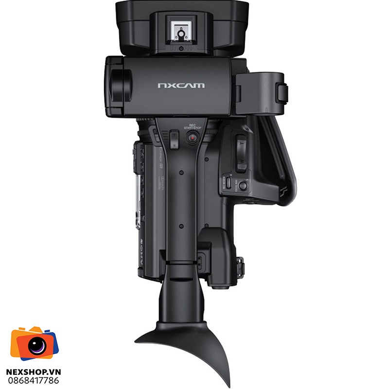 Máy quay phim Sony PXW-Z200 | 4K Full HD | Chính hãng - mặt sau và phụ kiện đi kèm