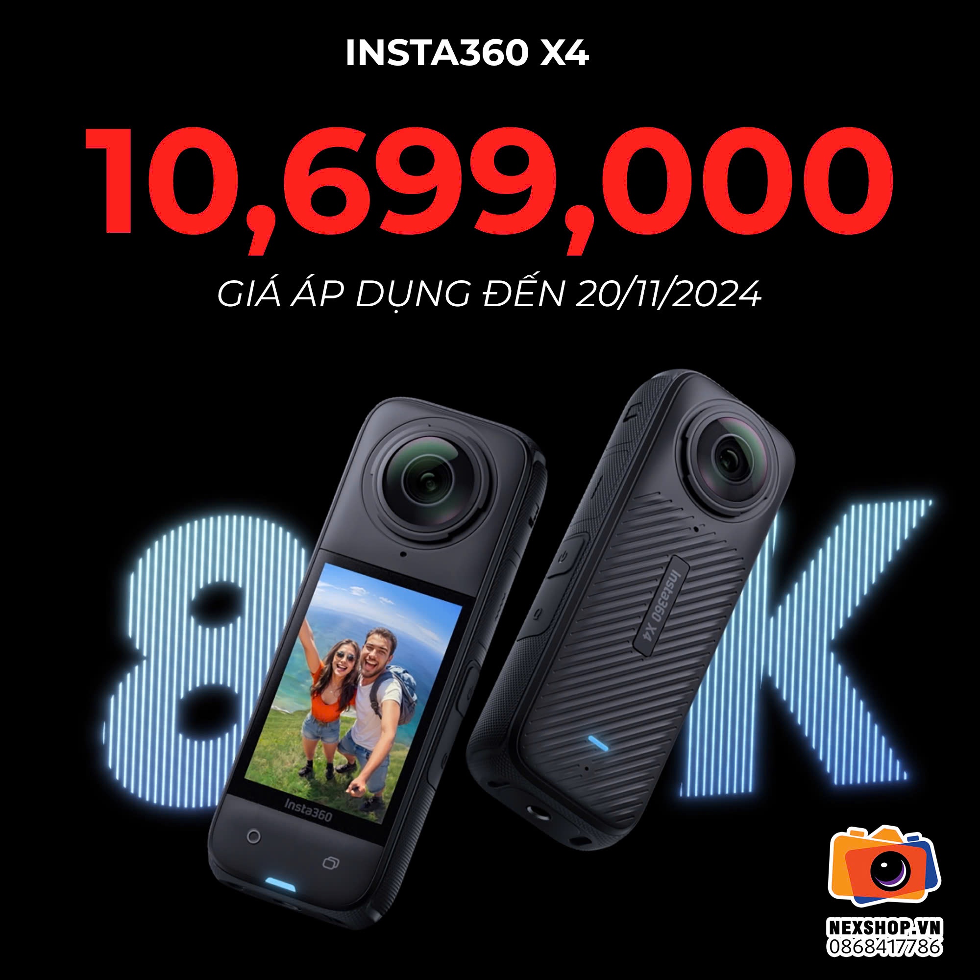 Insta360 X4 | Chính hãng | Quà tặng đặc biệt