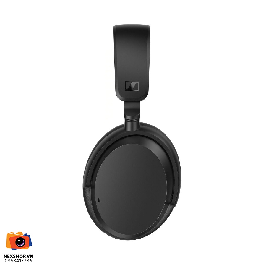 Tai nghe không dây Sennheiser Accentum - Màu Đen | Chính hãng - mặt sau và phụ kiện đi kèm