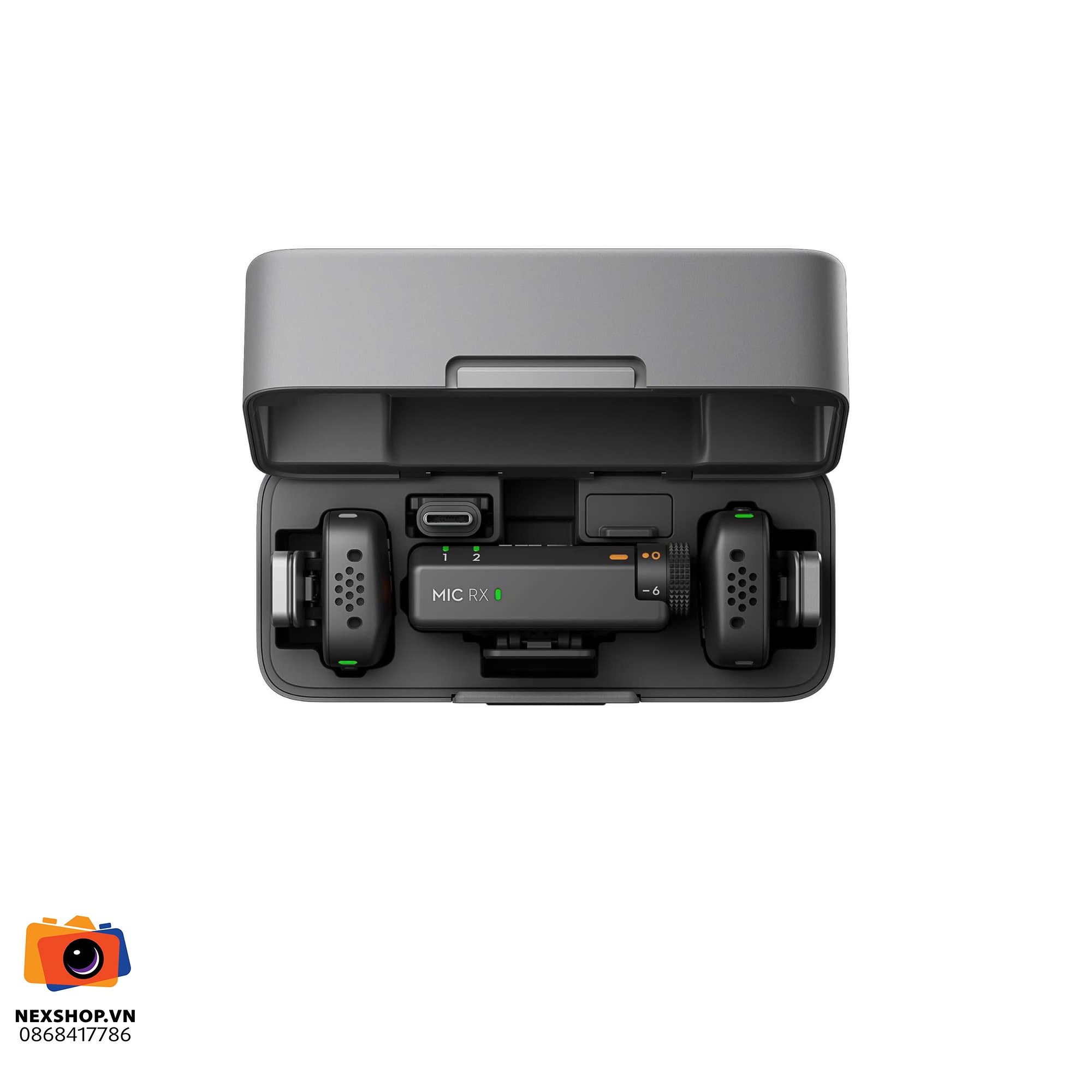 DJI Mic Mini (2 TX + 1 RX + Charging Case) (FCC) | Hàng chính hãng