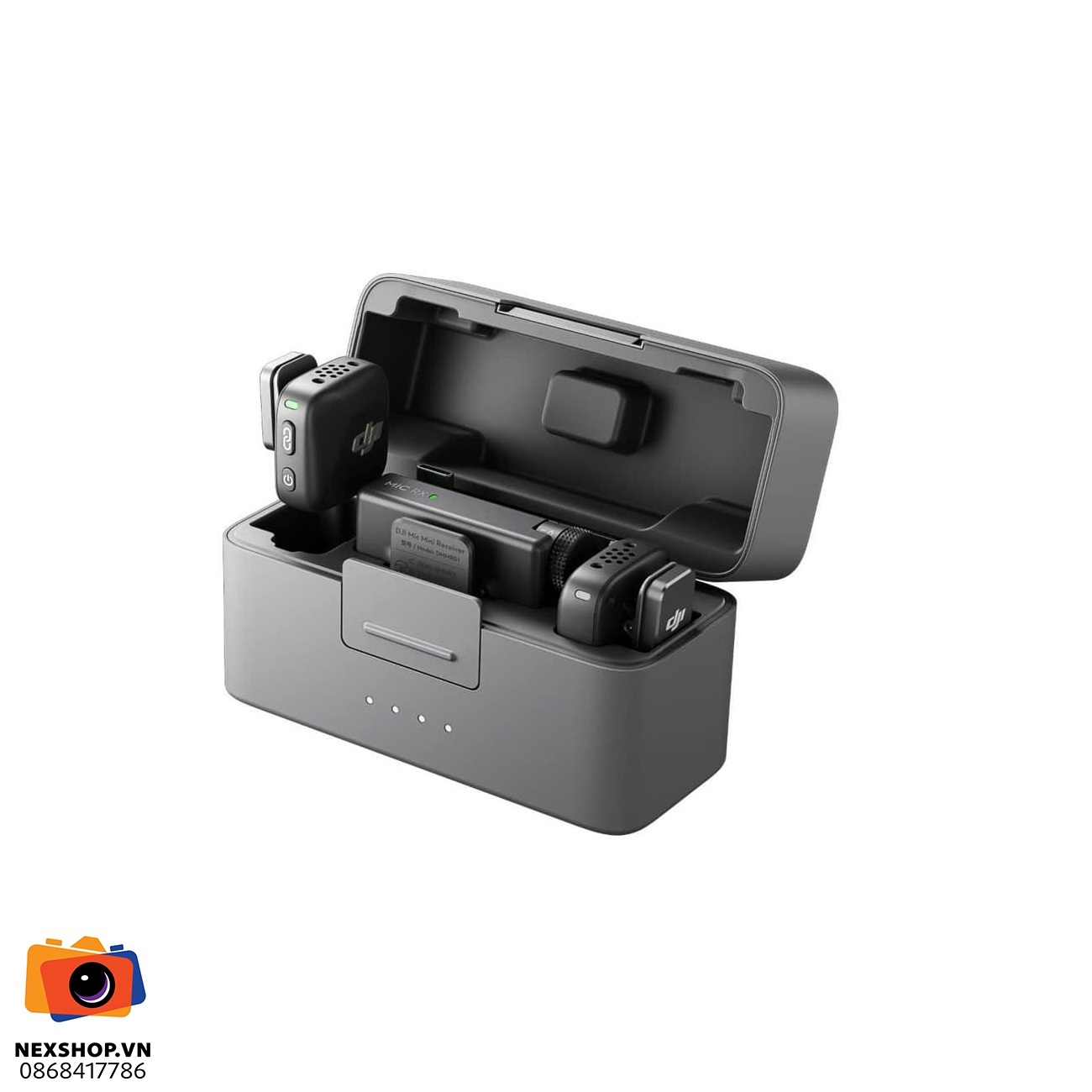 DJI Mic Mini (2 TX + 1 RX + Charging Case) (FCC) | Hàng chính hãng