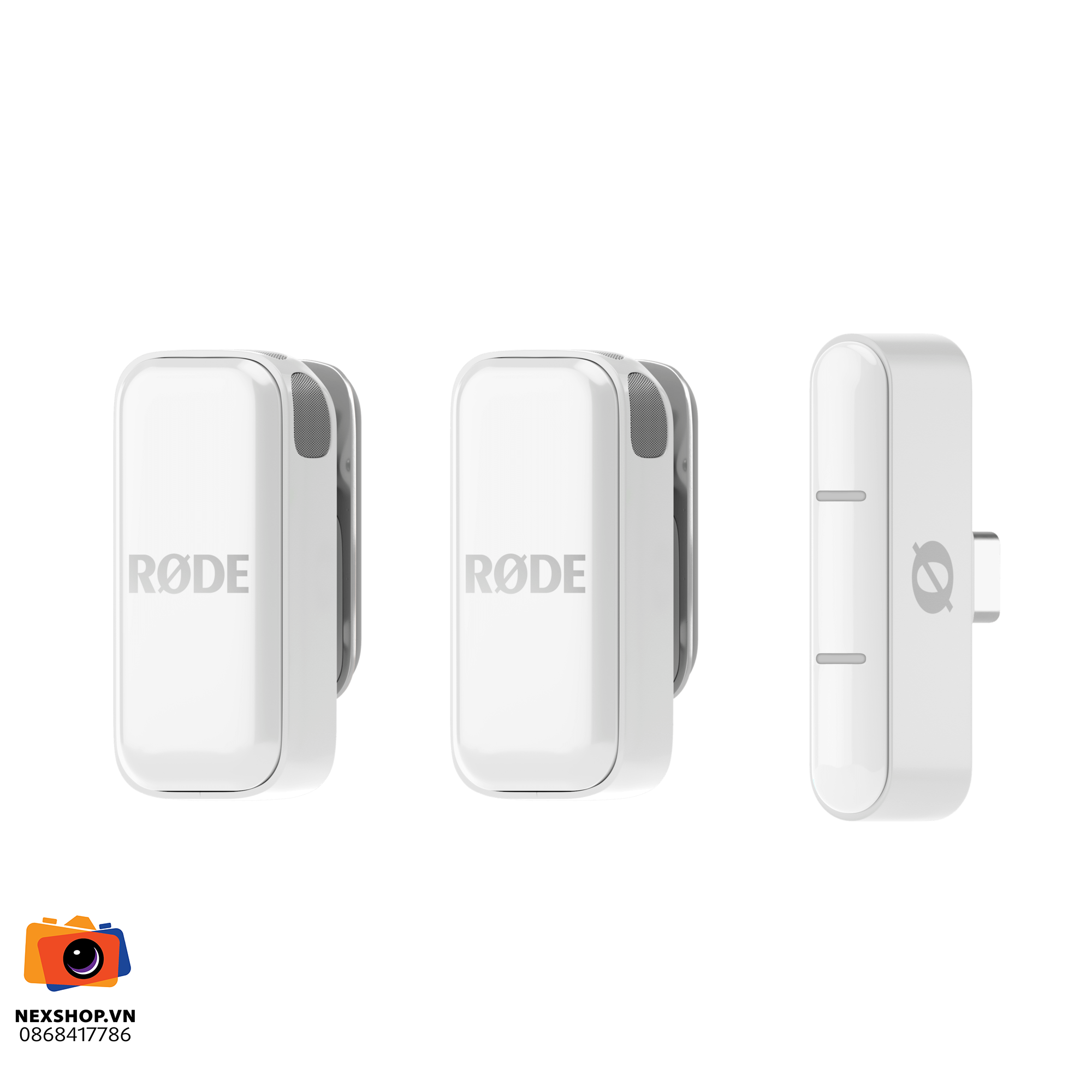 RODE Wireless Micro | USB-C | Trắng | Chính hãng