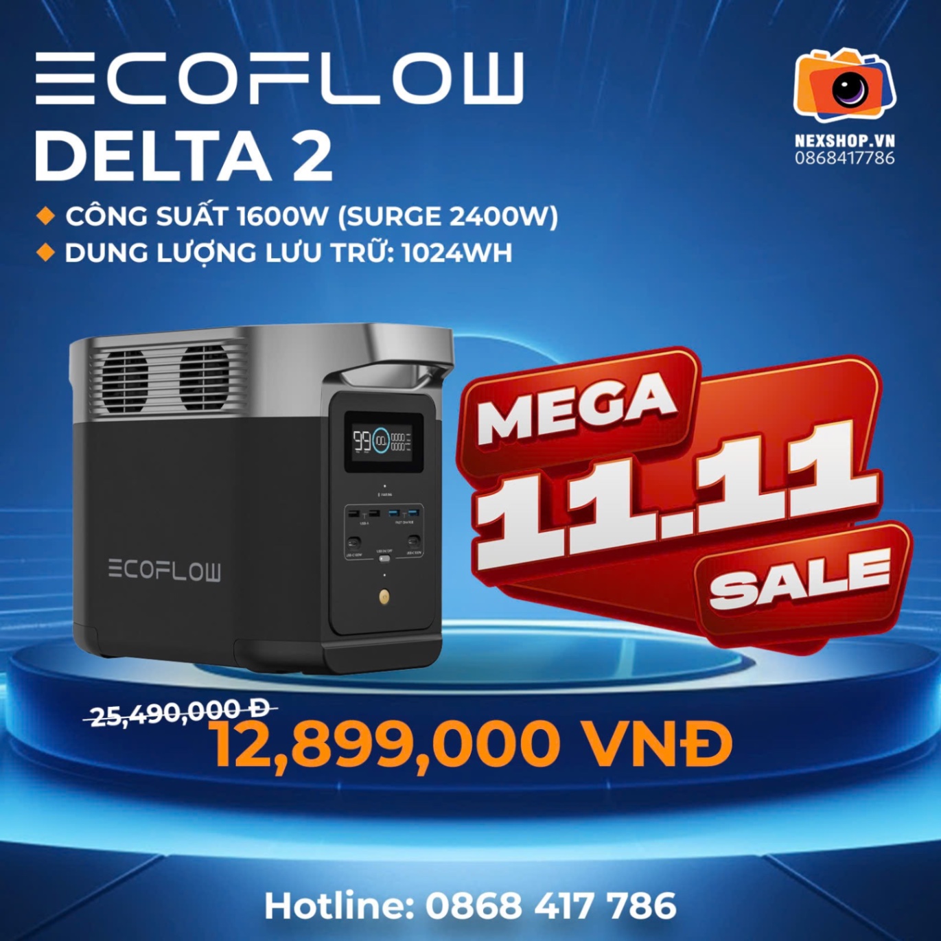 Giảm 1.000.000 đ khi mua kèm trạm Delta 2 / River 2 Pro