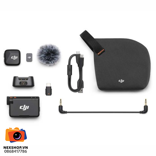 Micro DJI Mic Mini (1 TX + 1 RX) | Chính hãng, nhỏ gọn, chất âm c - thiết kế và phụ kiện