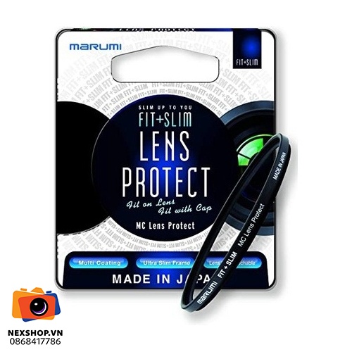 Kính lọc Marumi Fit + Slim Lens Protect 82mm | Chính hãng - chi tiết sản phẩm