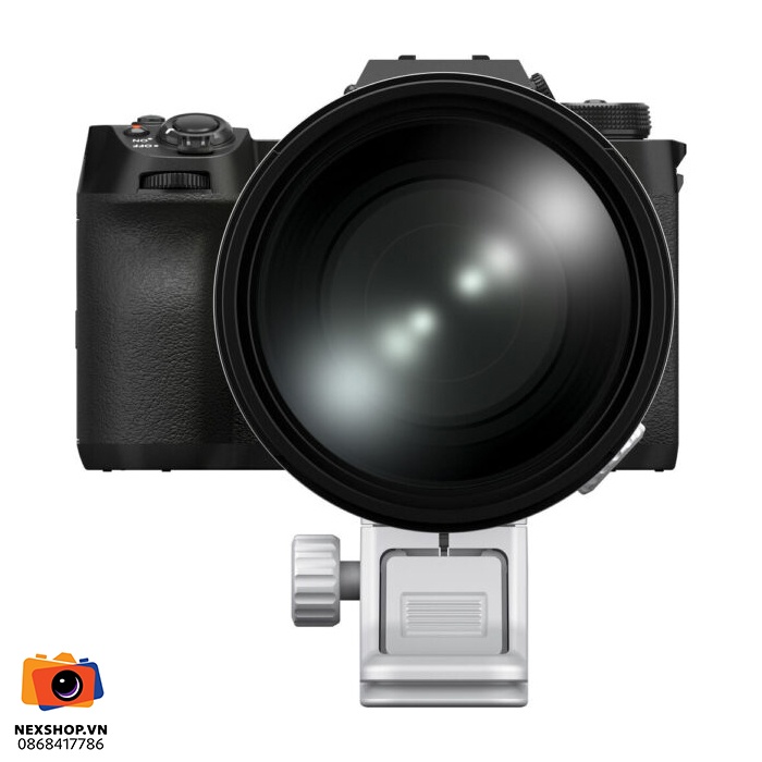 XF500mm F5.6 R LM OIS WR | Ống kính chụp xa chính hãng - mặt sau và phụ kiện đi kèm