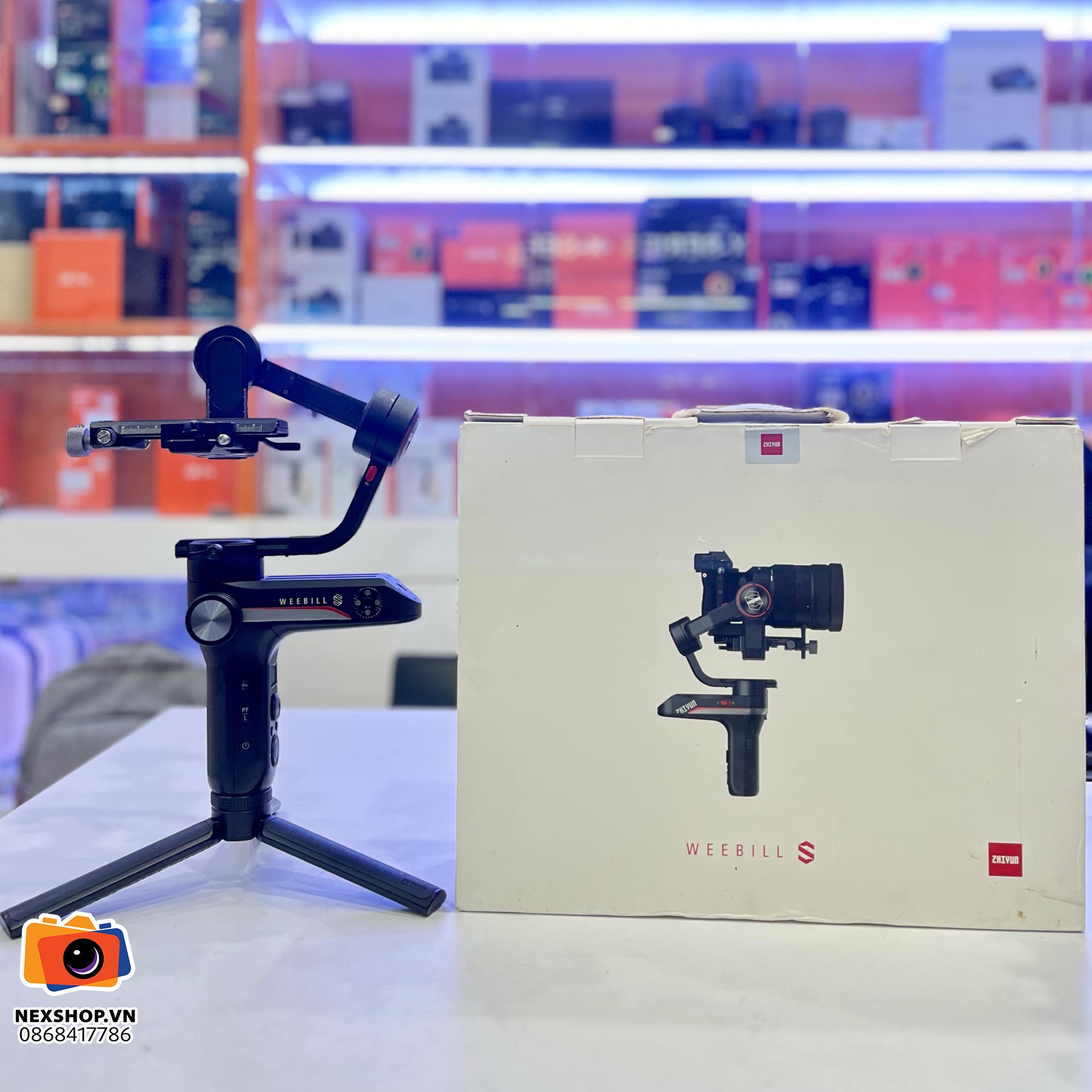 Zhiyun Weebill S | Gimbal 3 trục dùng lại | Chính hãng - cấu hình hộp sạc