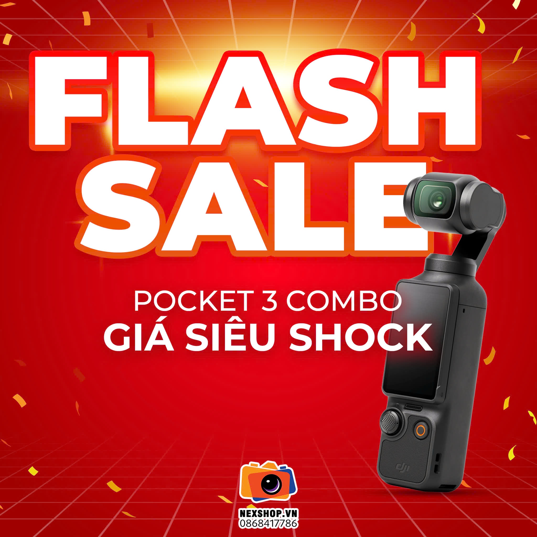 DJI Osmo Pocket 3 Chính hãng - Ổn định 3 trục | Chính hãng