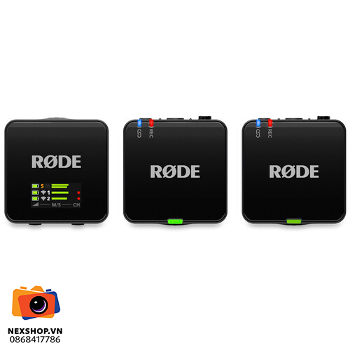 Micro thu âm không dây RODE Wireless GO 3 Chính hãng | Double