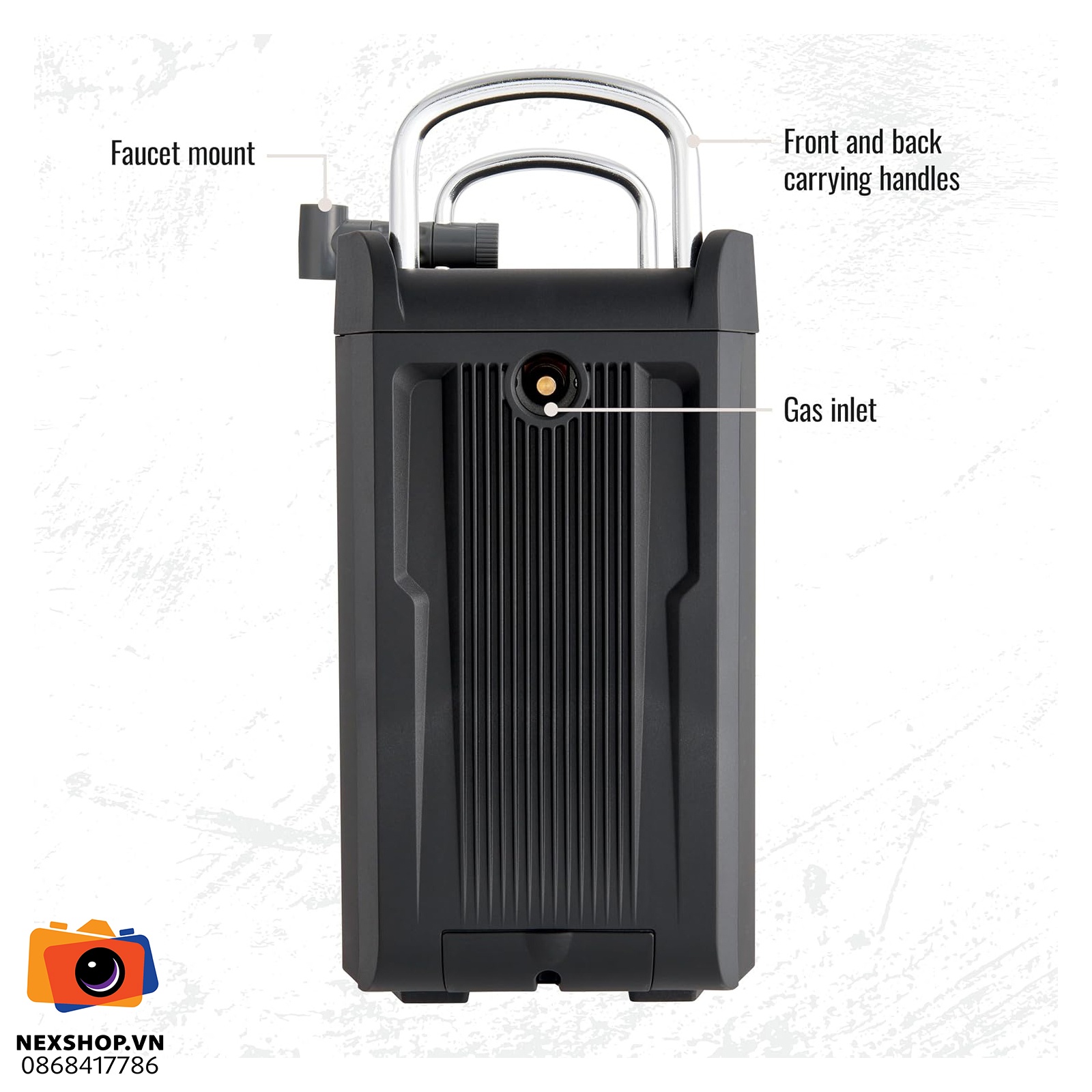 Máy ​​nước nóng propane và máy bơm vòi hoa sen Hike Crew