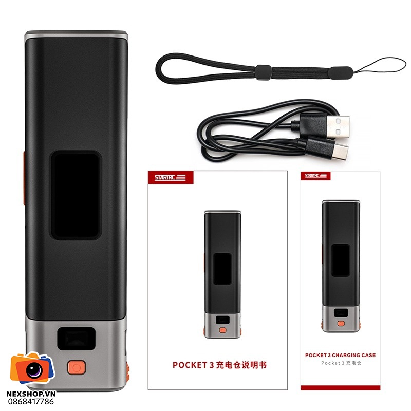 STARTRC Fast Charging Case for DJI OSMO Pocket 39000mAh LCD | Hàng chính hãng