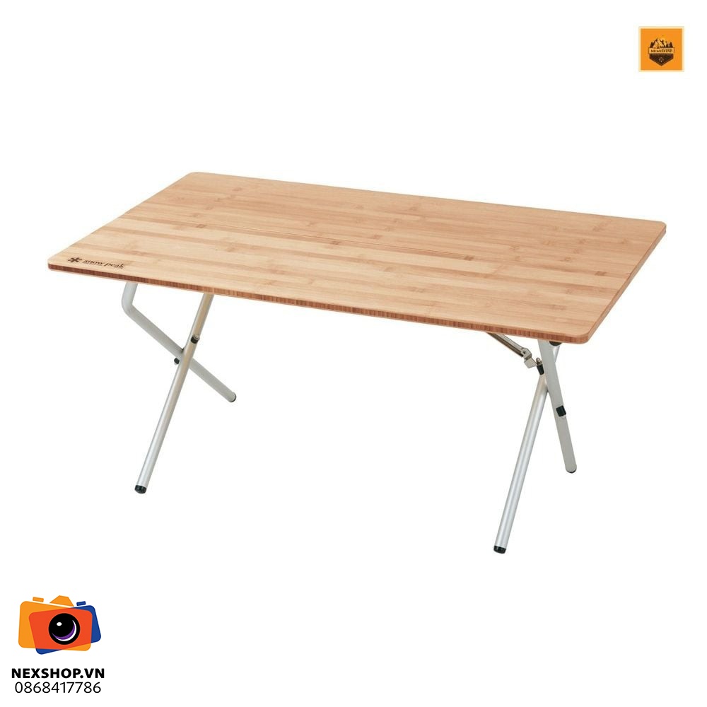 Bàn Snow peak One Action Low Table Bamboo