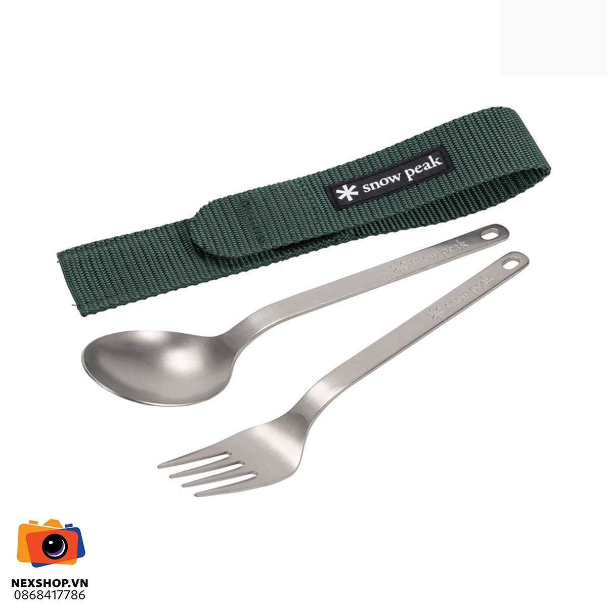 Set Muỗng Dĩa Snow peak Titanium Fork & Spoon