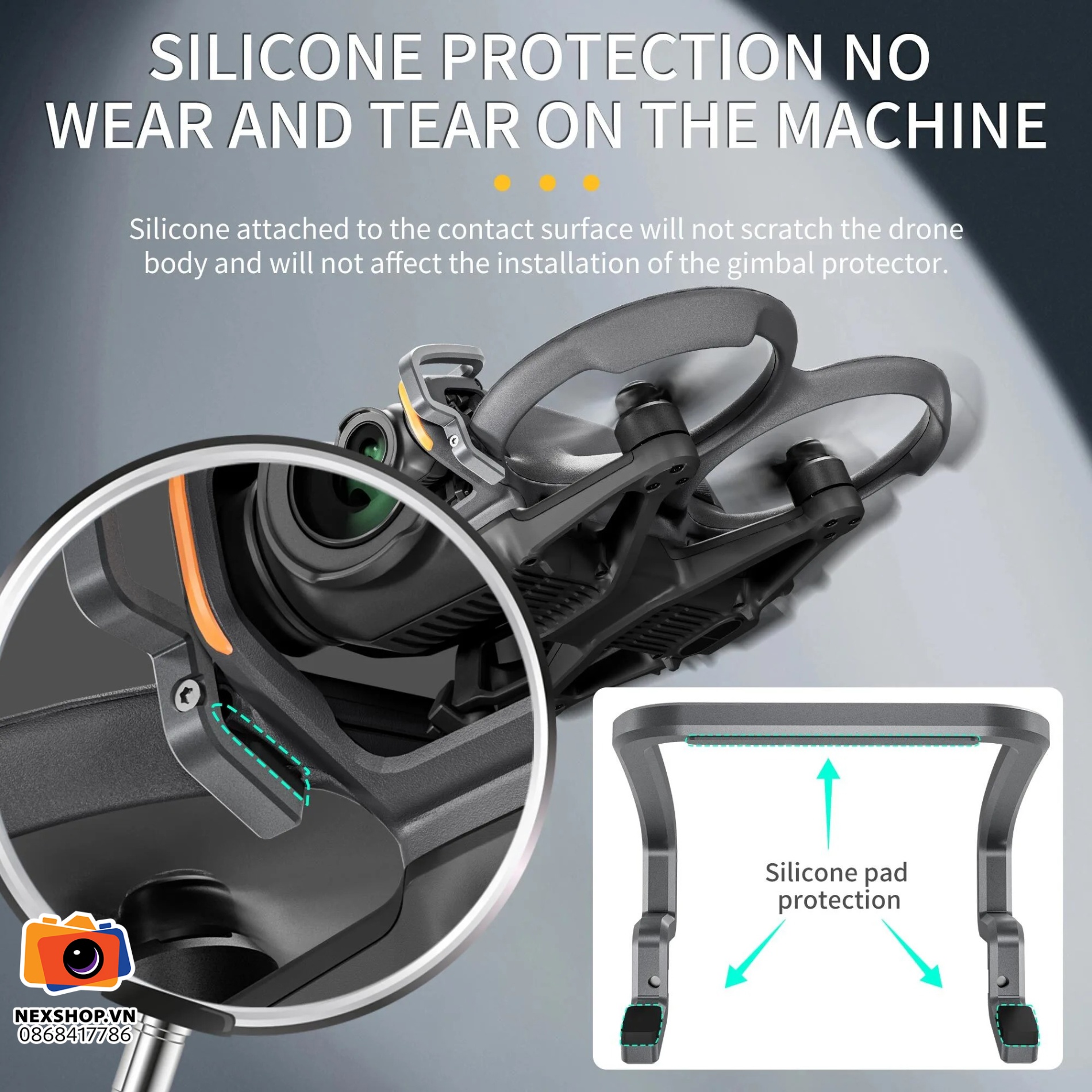 Bumper Bảo Vệ Ống Kính STARTRC Cho DJI Avata 2 | Chính Hãng — ảnh 1