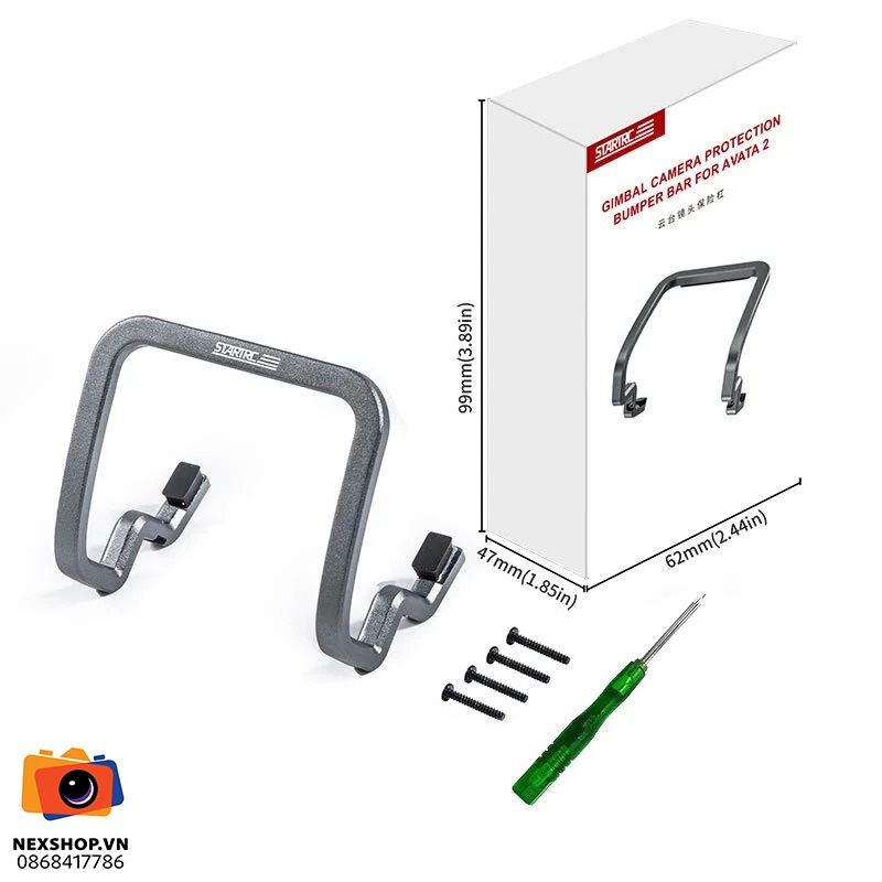 Bumper Bảo Vệ Ống Kính STARTRC Cho DJI Avata 2 | Chính Hãng - cấu hình hộp sạc