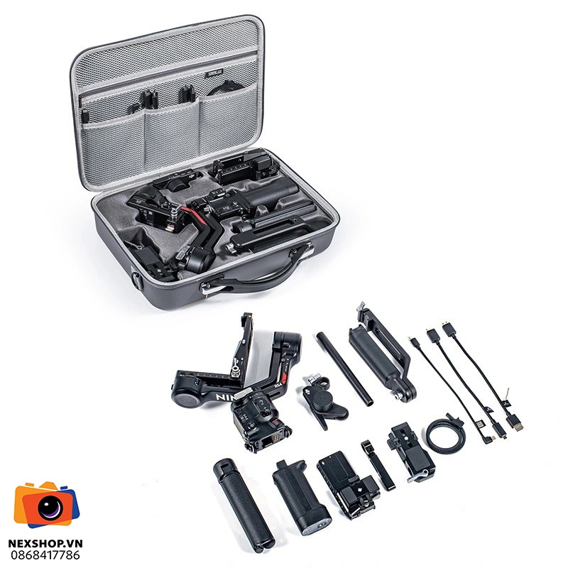 Case bảo vệ DJI Ronin RS4 | StartRC | Chính hãng - mặt sau và phụ kiện đi kèm