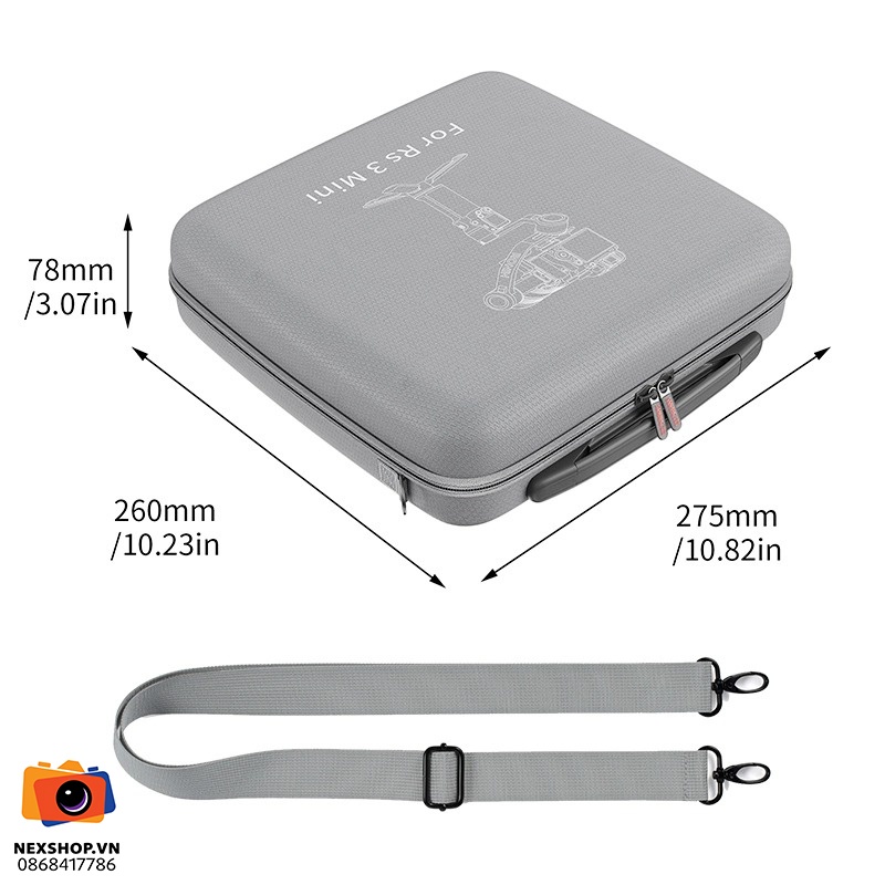 STARTRC Portable Carrying Case for DJI RS3 Mini