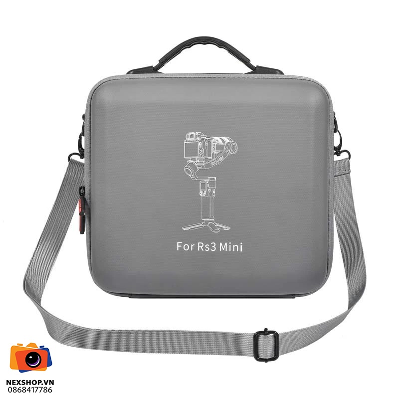Túi Đựng STARTRC Cho DJI RS3 Mini | Chính Hãng - mặt sau và phụ kiện đi kèm