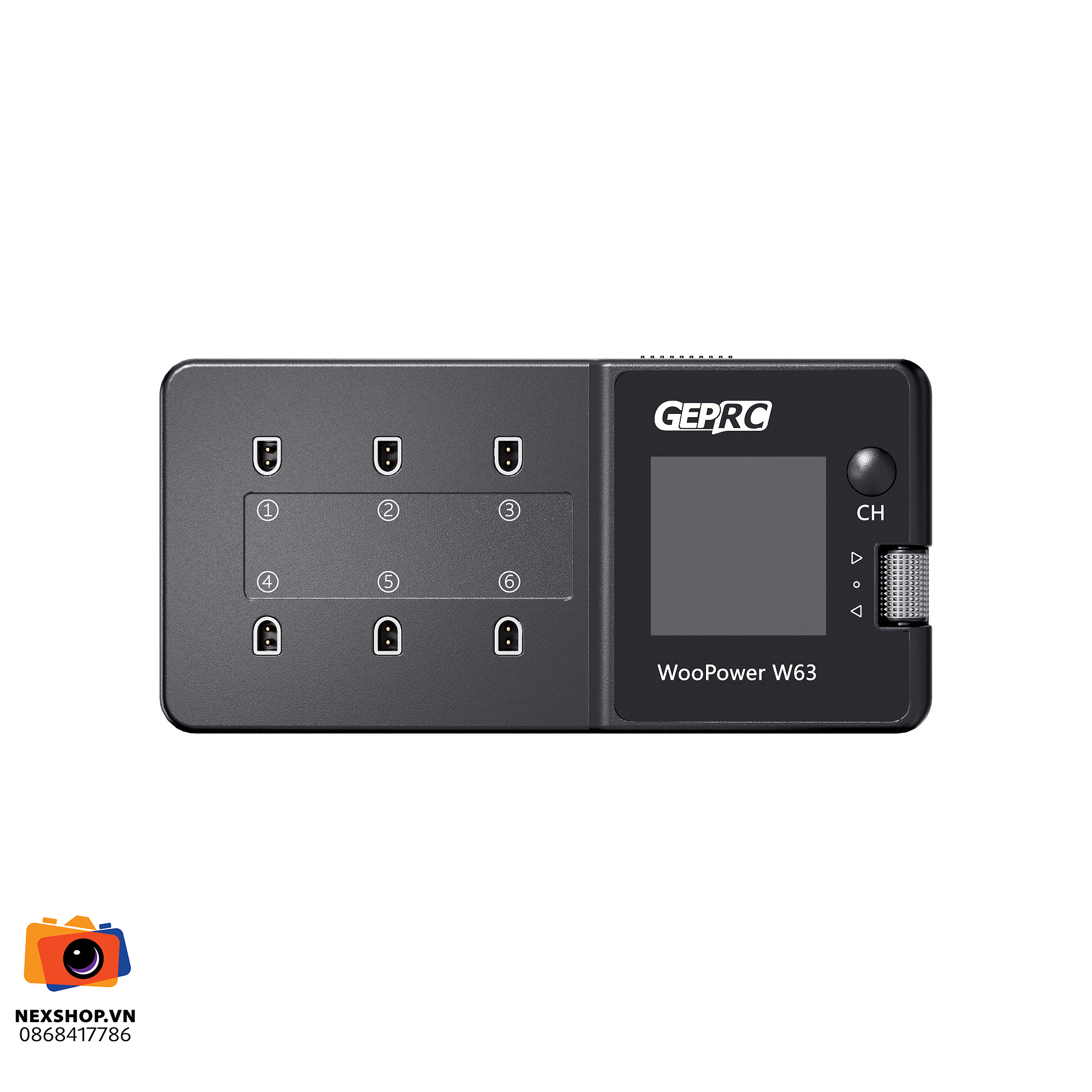 GEPRC WooPower W63 1S Charger | Sạc Nhanh Chính Hãng - thiết kế và phụ kiện