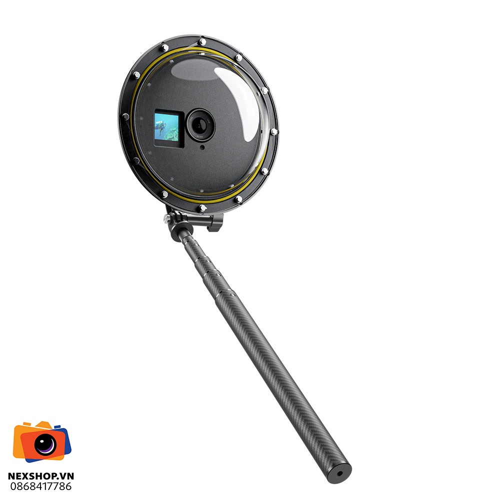 TELESIN Dome Port for DJI ACTION 3/4/5 | Chính hãng, nhập khẩu - cấu hình hộp sạc