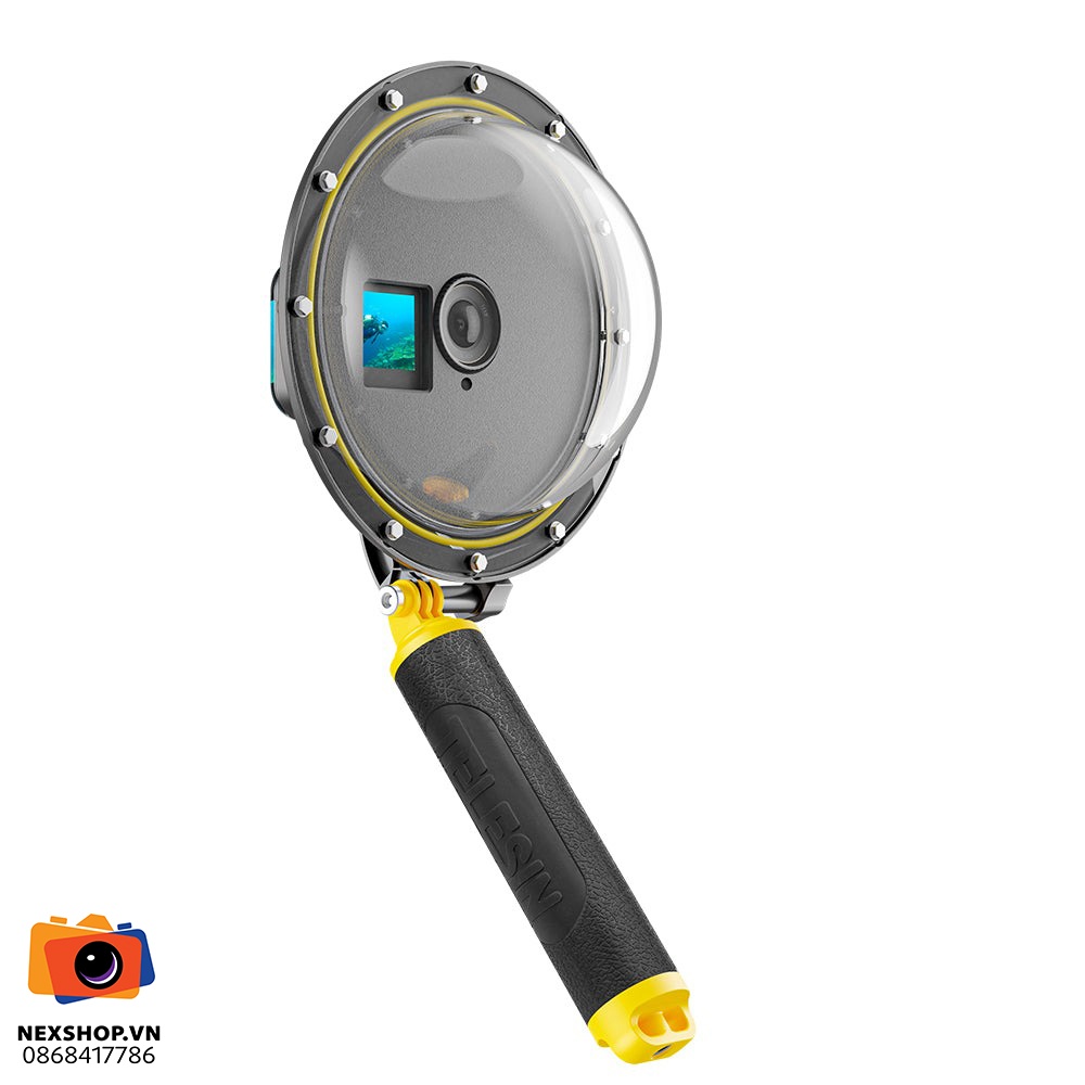 TELESIN Dome Port for DJI ACTION 3/4/5 | Chính hãng, nhập khẩu - khả năng kết nối thiết bị