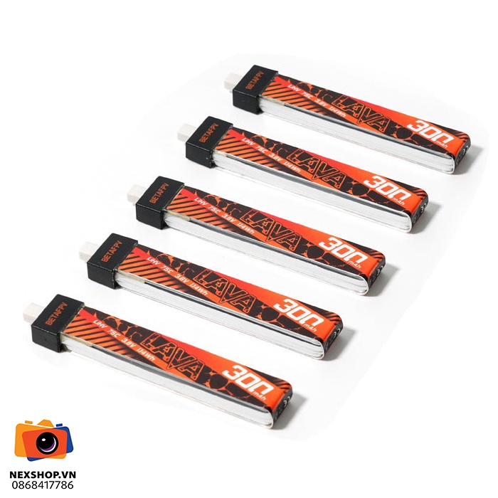 LAVA Battery 1S 300mah (5pcs) | BetaFPV