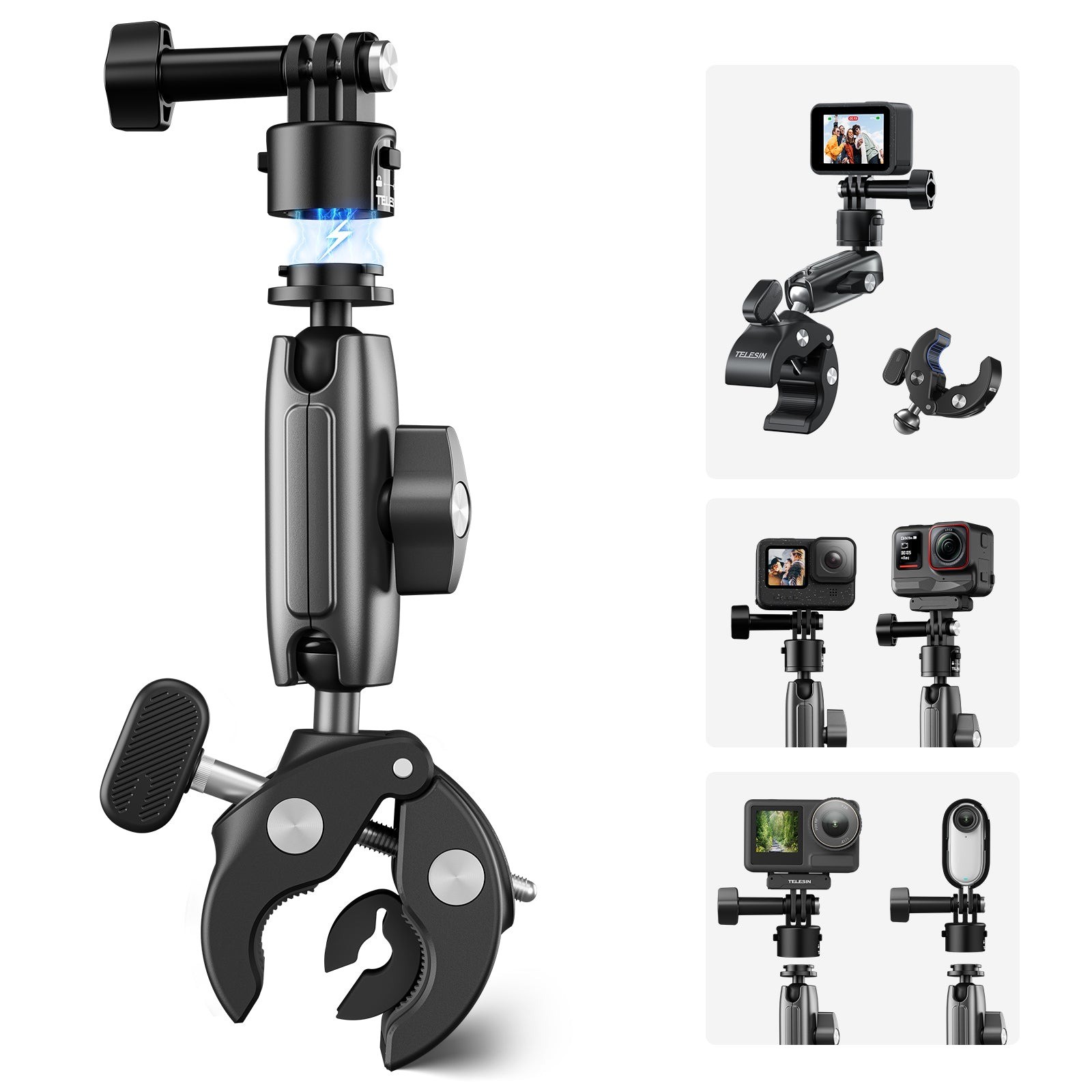 Kẹp đa năng tháo lắp nhanh TELESIN | Chính hãng | NexShop — ảnh 2