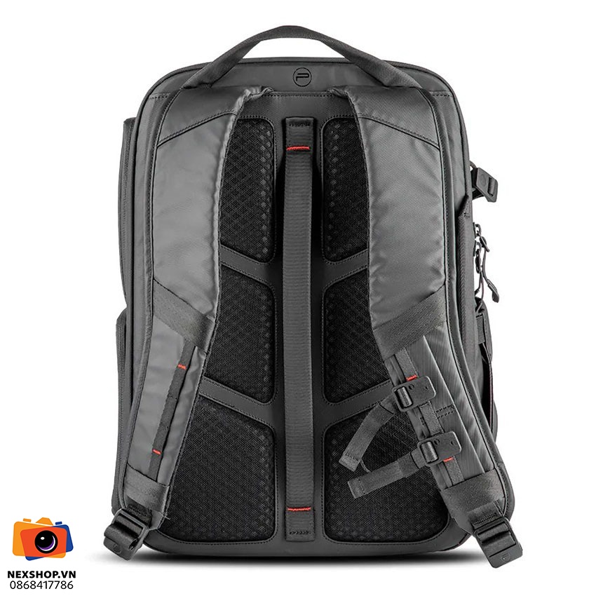 Balo máy ảnh PGYTECH OneMo Lite 22L | Chính hãng - mặt sau và phụ kiện đi kèm
