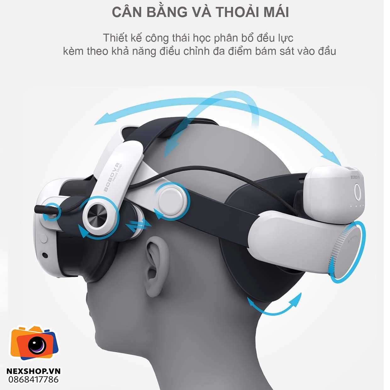 BOBOVR M3 Pro kèm pin cho kính META Quest 3 – Quest 3S