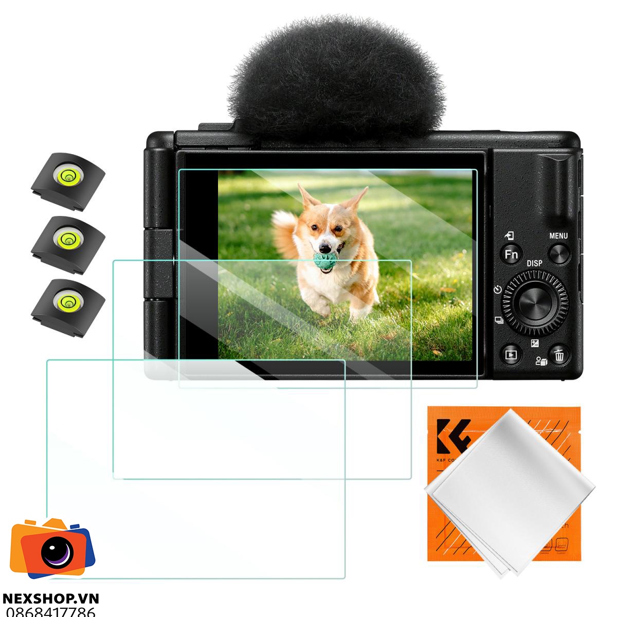 Miếng dán bảo vệ màn hình KNF Concept cho Sony ZV-1, ZV-1 II, ZV-E10 — K&F Concept chính hãng tại KNF Vietnam