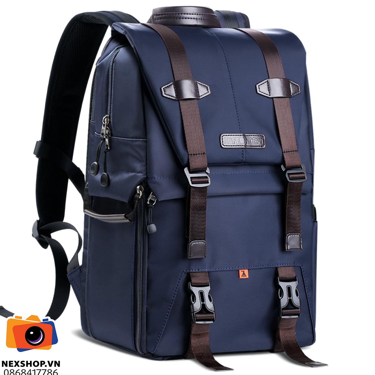 Ba lô máy ảnh K&F Concept chống nước 20L | Dark Blue