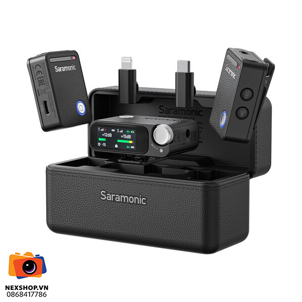 Saramonic Ultra 02 (2TX+1RX) | Đen | Chính hãng - chi tiết sản phẩm