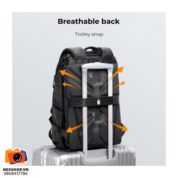 Ba lô máy ảnh KNF Concept 20L chống nước | Chính hãng - cấu hình hộp sạc