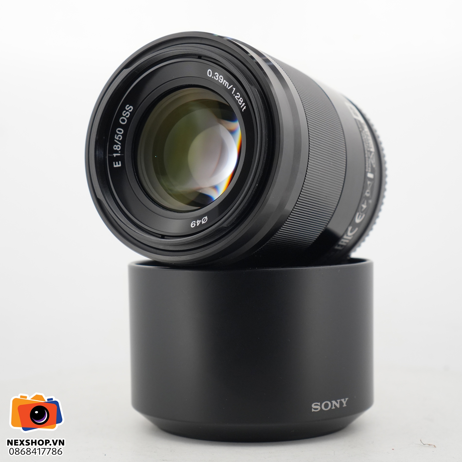 Sony E 50mm f/1.8 Đen | Chính hãng | Used