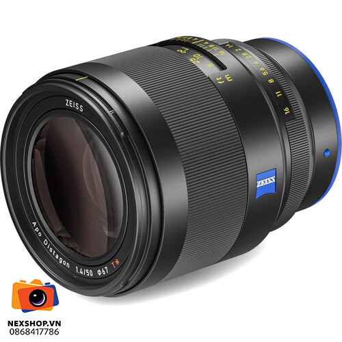 Ống kính Zeiss Otus ML 50mm f/1.4 for E-Mount | Chính hãng - mặt sau và phụ kiện đi kèm