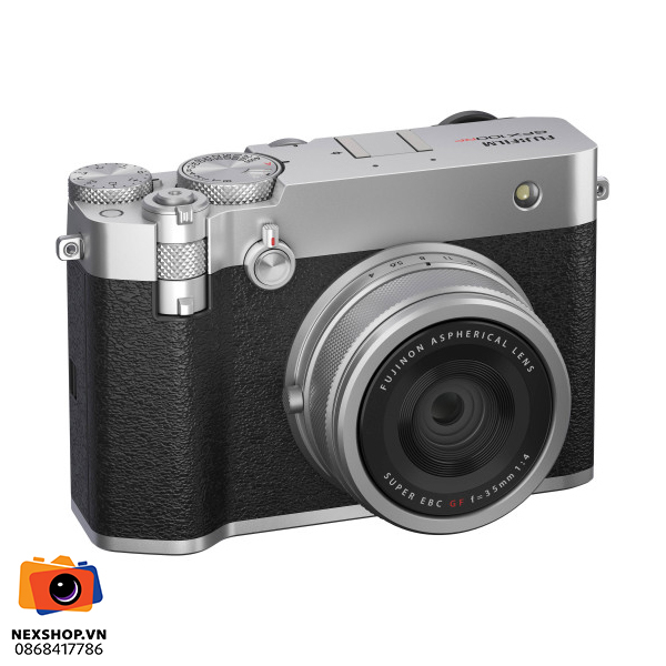 Máy ảnh Fujifilm GFX100RF | Màu Bạc | Chính hãng NexShop - khả năng kết nối thiết bị