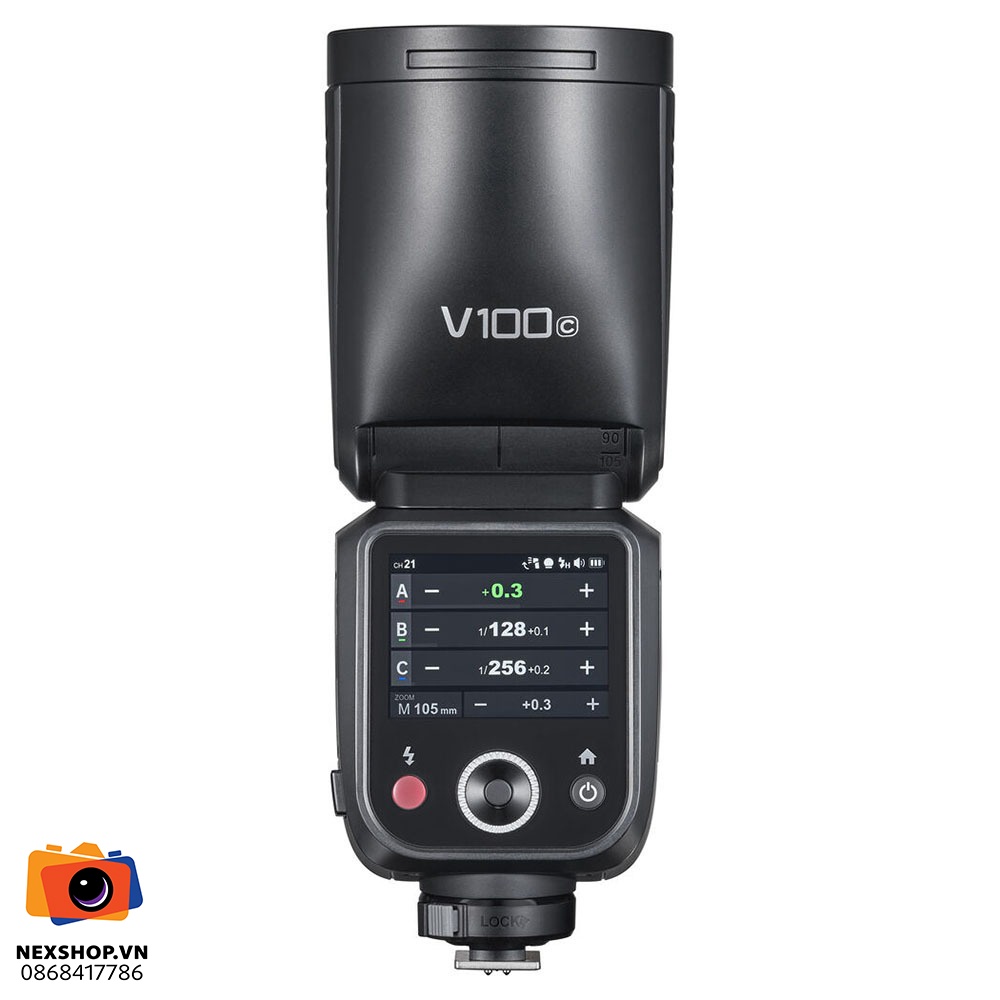 Đèn Flash Sony GODOX V100 | Chính hãng, Công suất Cao - cấu hình hộp sạc