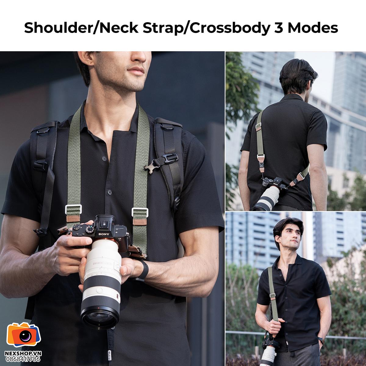 Dây máy ảnh KNF Strap Urban Wander 01 | Chính hãng, Thiết kế hiện - cấu hình hộp sạc