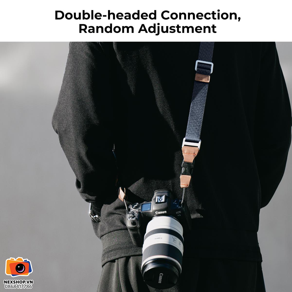 Dây máy ảnh KNF Strap Urban Wander 01 | Blue | Chính hãng - khả năng kết nối thiết bị