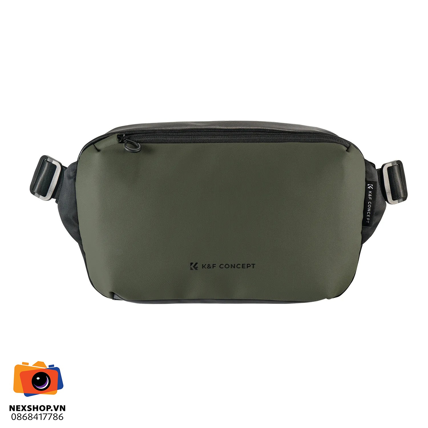 Túi đeo chéo KNF Concept Sling Bag 10L | Dark Green | Chính hãng - khả năng kết nối thiết bị