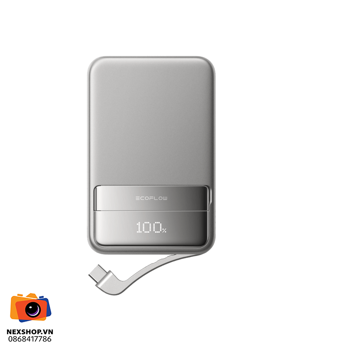 Ecoflow Rapid Magnetic Power Bank 10,000 mAh | Silver | Chính hãng | FullVAT