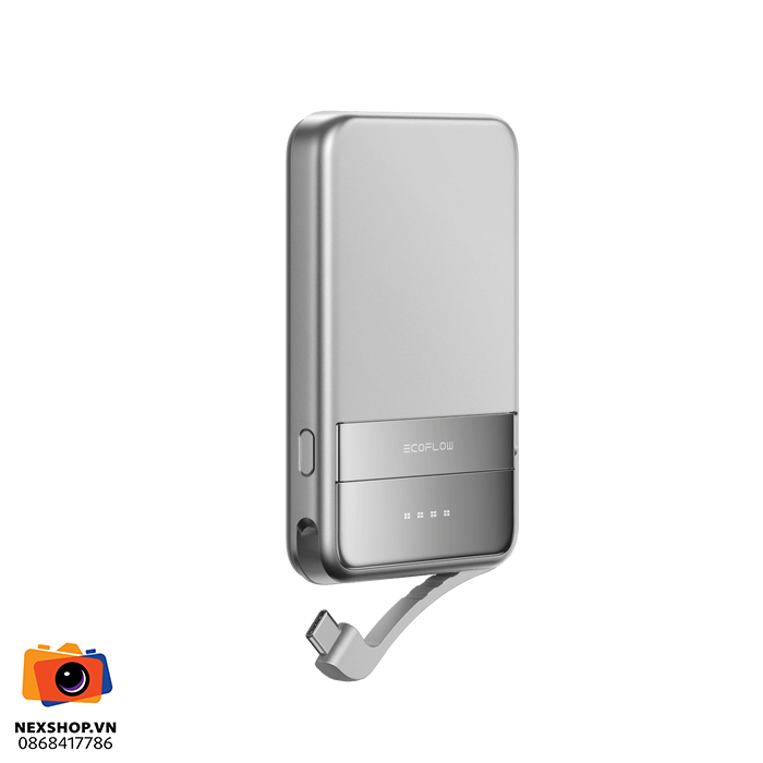 Ecoflow Rapid Magnetic Power Bank 5,000 mAh | Silver | Chính hãng
