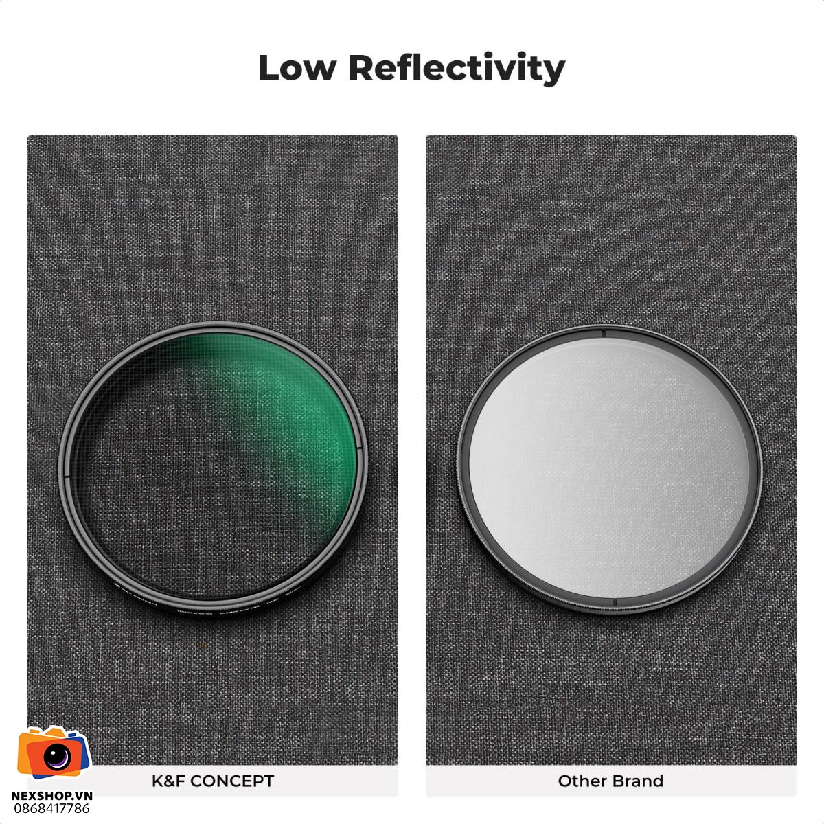 KNF Concept 62mm Star Filters Kit | (4 Points, 6 Points, 8 Points Cross Screen Starburst Filters)