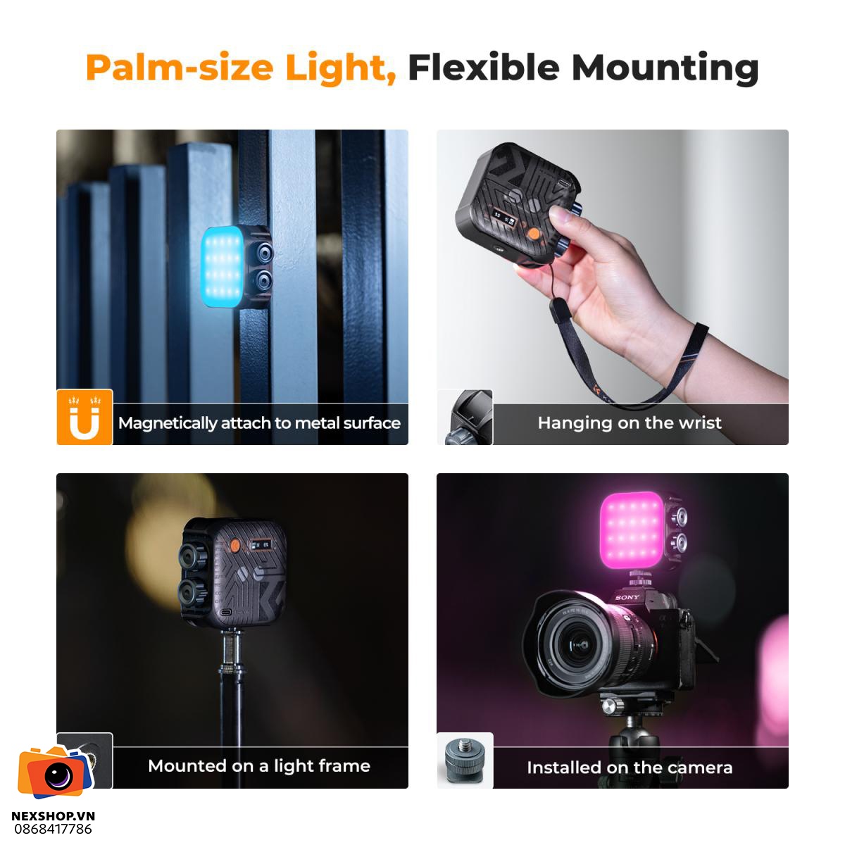 Đèn LED KNF CONCEPT RGB 2500-9900K CRI 96+ 6W | Chính hãng - thiết kế và phụ kiện