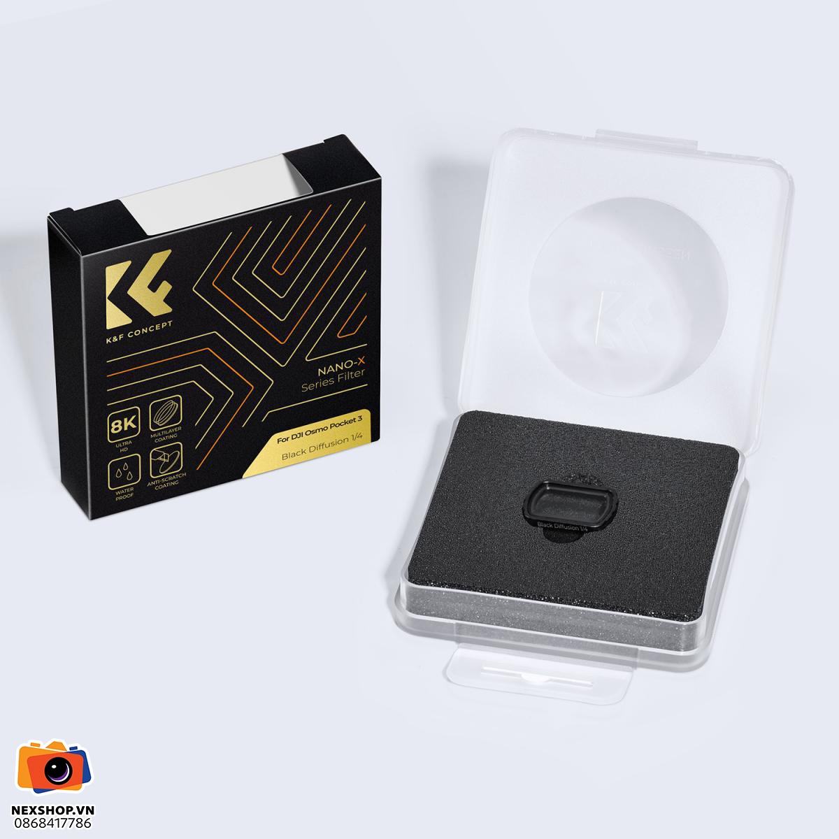 Kính lọc KNF concept Black Mist 1/4 cho DJI Osmo Pocket 3